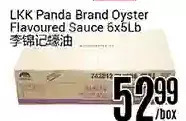 Nations Fresh Foods Lkk panda brand oyster flavoured sauce offer
