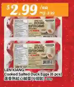 Btrust Supermarket Len xiang cooked salted duck eggs offer