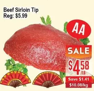 Skyland Foodmart Beef sirloin tip offer