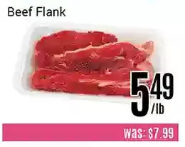 Nations Fresh Foods Beef flank offer