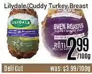 Nations Fresh Foods Lilydale/cuddy turkey breast offer