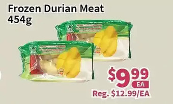 Blue Sky Supermarket Frozen durian meat offer