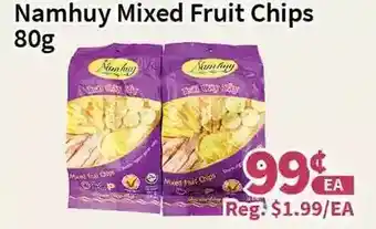 Blue Sky Supermarket Namhuy mixed fruit chips offer