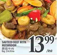 Al Premium Food Mart Sauteed beef with mushroom offer