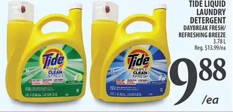 Tide liquid laundry detergent