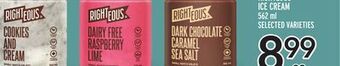 Metro Righteous ice cream offer
