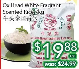 Ample Food Market Ox head white fragrant scented rice offer