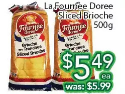 Ample Food Market La fournee doree sliced brioche offer