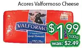 Ample Food Market Acores valformoso cheese offer