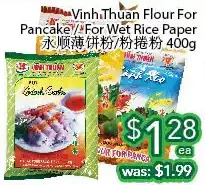 Ample Food Market Vinh thuan flour for pancake / for wet rice paper offer