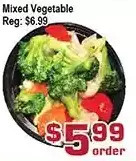 Top Food Supermarket Mixed vegetable offer