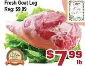 Top Food Supermarket Fresh goat leg offer
