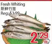 Fresh whiting