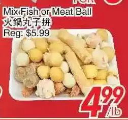Foody World Mix fish or meat ball offer