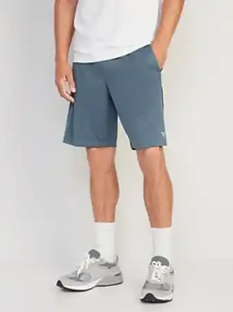 Old Navy Go-dry side-panel performance shorts for men - 9-inch inseam offer