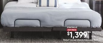 Sleep Country Malouf lounge lifestyle adjustable base offer