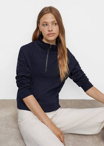 Mango Zipper high collar sweater offer