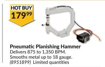 Princess Auto Pneumatic planishing hammer offer