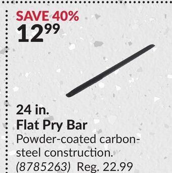 Princess Auto 24 in. flat pry bar offer