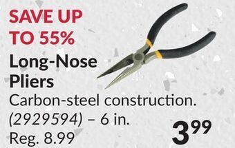Princess Auto Long-nose pliers offer