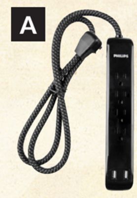 Princess Auto Surge protector with 2 usb ports offer