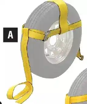 Princess Auto 2 in. 10,000 lb tire strap assemblies - standard offer