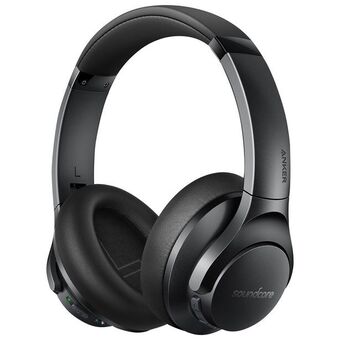 Best Buy Soundcore by anker life q20+ (plus) over-ear noise cancelling bluetooth headphones - black offer