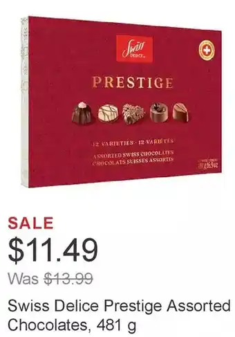 Costco Swiss delice prestige chocolate offer