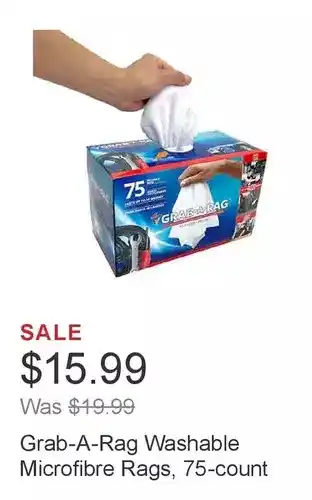 Costco Grab-a-rag washable microfibre rags offer