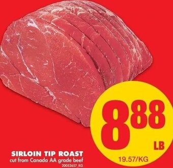 No Frills Sirloin Tip Roast offer