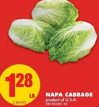 No Frills Napa Cabbage offer