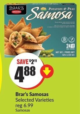 FreshCo Brar's Samosas offer