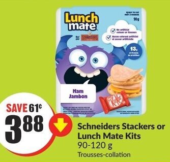 FreshCo Schneiders Stackers or Lunch Mate Kits 90-120 g offer