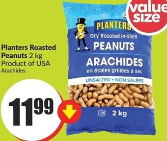 FreshCo Planters Roasted Peanuts 2 kg offer