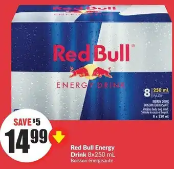 FreshCo Red Bull Energy Drink 8x250 ml offer