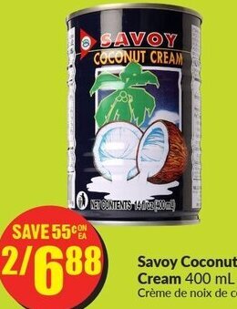 FreshCo Savoy Coconut Cream 400 ml offer