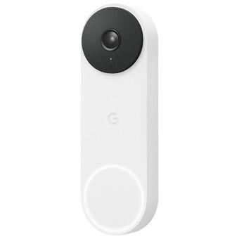 Best Buy Google nest (wired) wi-fi video doorbell (2nd gen) - snow offer