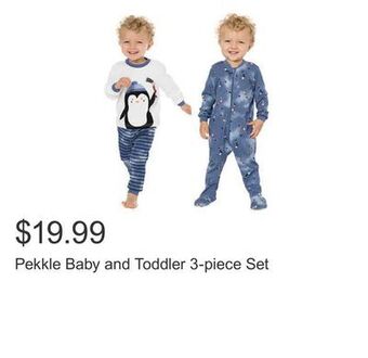 Costco Pekkle baby and toddler 3-piece set offer