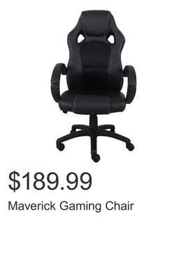 Costco Maverick gaming chair offer