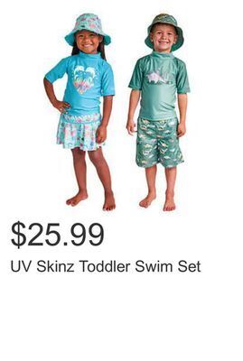 Costco Uv skinz toddler swim set offer