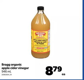 Real Canadian Superstore Bragg organic apple cider vinegar offer