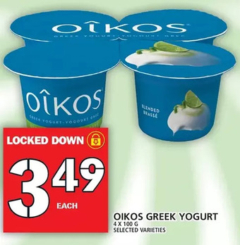 Food Basics Oikos greek yogurt offer