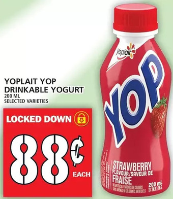Food Basics Yoplait yop drinkable yogurt offer