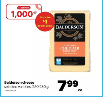 Real Canadian Superstore Balderson cheese offer