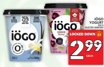 Food Basics Iögo yogurt offer