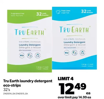 Real Canadian Superstore Tru earth laundry detergent eco-strips offer