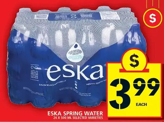 Food Basics Eska spring water offer