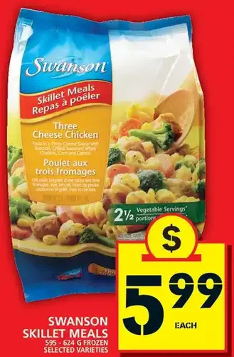 Food Basics Swanson skillet meals offer