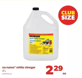 Real Canadian Superstore No name white vinegar offer