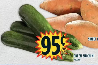Marché Adonis Green zucchini offer